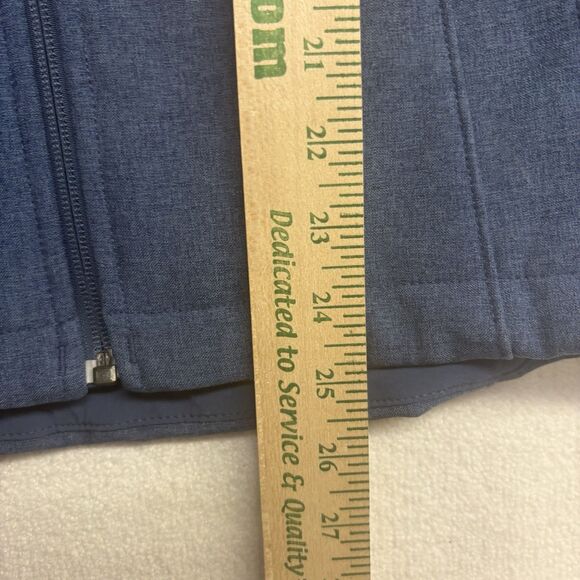 The North Face Apex Bionic 2 Shady Blue Soft Shell Jacket Windwall Womens Size M - Picture 7 of 9